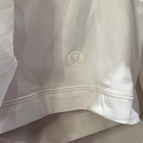 Lululemon Mesh Pleat Tennis Skirt White Size 8 - Picture 2 of 8